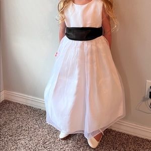 White Flower Girl Dress